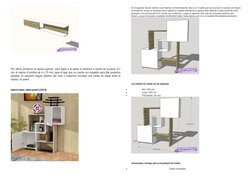 Por último armamos la repisa superior, para fijarla a la pared lo haremos a través de la pieza «F»
con al menos 4 tornillos d