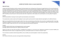 101 
GUIDING OUR TEACHERS: A Briefer on Using the English MELCs 
 
About the Process 
 
In light of the COVID-19 pandemic a