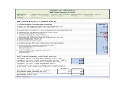 DISEÑO DEL REFUERZO
METODO AASHTO 1993
PROYECTO
: CARRETERA CUTERVO - SÓCOTA - SAN ANDRES - SANTO TOMAS - PIMPINGOS - CUYCA
T