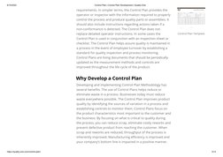 6/15/2020
Control Plan | Control Plan Development | Quality-One
https://quality-one.com/control-plan/
3/12
requirements. In s