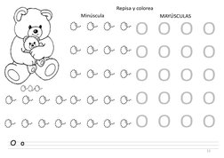 Minúscula 
O O O O
O O O O
O O O O
O O O O
O O O O
MAYÚSCULAS
Repisa y colorea
O  o
11
