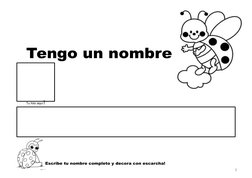 Tengo un nombre 
Escribe tu nombre completo y decora con escarcha!
Tu foto aquí!
3
