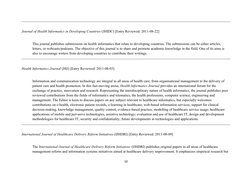 Objectives of Health Information Systems | PDF | Health Informatics ...