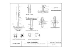 Typical Column Construction Details | PDF | Structural Engineering ...