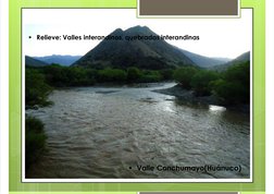 7/17/2019
Geograﬁa. Region - Yunga
http://slidepdf.com/reader/full/geograﬁa-region-yunga
8/18
 
Relieve: Valles interandinos