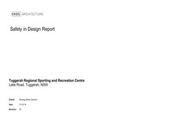 Safety in Design Report 
 
 
 
 
 
 
 
 
 
 
 
 
 
 
 
 
 
 
 
 
 
Tuggerah Regional Sporting and Recreation Centre