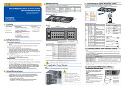 ZXDU48 B600 (V5.0) - Series DC Power System Quick Installation