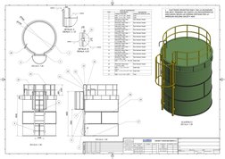 DETALLE: A 
ESCALA: 1 / 15 
DETALLE: B
ESCALA: 1/15 
LISTA DE COMPONENTES
DESCRIPCIÏN
COMPONENTE
ITEM
TANQUE DE ACERO DE 1/