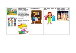 zapatos, medias, 
pantalón o falda y así 
sucesivamente hasta 
llegar a la camiseta que 
suele estar entre las 
más difíciles