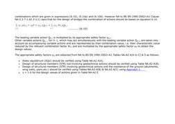 Eurocode Load Combinations Explained | PDF | Applied And ...