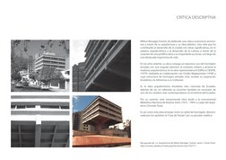 CRÍTICA DESCRIPTIVA
Milton Barragán Dumet, ha dedicado una vida a comunicar emocio-
nes a través de su arquitectura y su obra