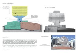 Edifcio - Monumental
Barrera física - 
establece distancia con el objeto
193
El proyecto se desarrolla en tono a un eje de di