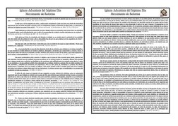 Iglesia Adventista del Séptimo Día
Movimiento de Reforma
Todo el que ha recibido la iluminación divina, ha de alumbrar la sen