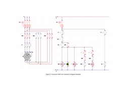 Figura 2. Contactor KM3 con conexión triangulo excitado.
