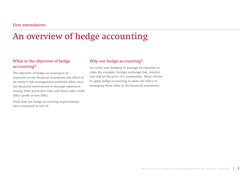 IFRS 9 Financial Instruments (Hedge Accounting and amendments to IFRS 9, IFRS 7 and IAS 39) | November 2013   |   3
An overvi