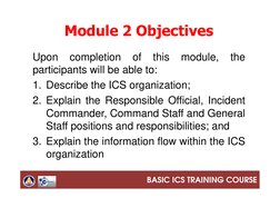 ICS Organization and Staffing Overview | PDF | Incident Command System ...