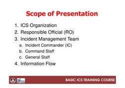 ICS Organization and Staffing Overview | PDF | Incident Command System ...