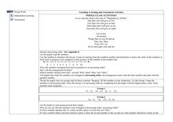 Grade 1 COT Math Lesson Plan | PDF | Numbers | Learning