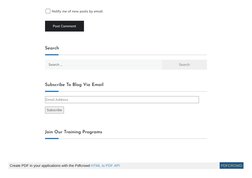 Notify me of new posts by email.
Post Comment
Email Address
Subscribe
Search
Search
Subscribe To Blog Via Email
Join Our Tra