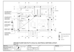 Villa 6 Electrical Earthing Layout | PDF | Wire | Electricity