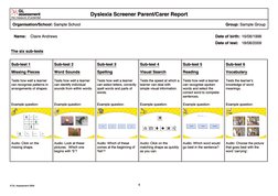 Digital Dyslexia and Dyscalculia Screeners | PDF | Dyslexia | Human ...