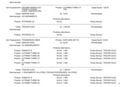 Obs/Instrução:
- - - - - - - - - - - - - - - - - - - - - - - - - - - - - - - - - - - - - - - - - - - - - - - - - - - - - - -