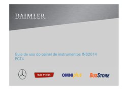 Guia de uso do painel de instrumentos INS2014
PCT4
