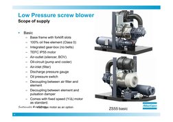 ZS Low Pressure Screw Blower Overview | PDF | Bearing (Mechanical) | Pump