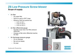ZS Low Pressure Screw Blower Overview | PDF | Bearing (Mechanical) | Pump