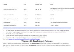 Internet Package Name Jazz Internet Packages Overview | PDF | Internet | You Tube
