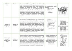 Molinos de 
volteo. 
Molinos  
Una carcasa cilíndrica que gira lentamente alrededor de 
un eje horizontal, y está llena aprox