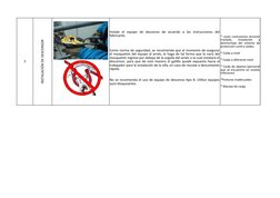 5
INSTALACIÓN DE DESCENSOR
Instale el equipo de descenso de acuerdo a las instrucciones del 
fabricante.
Como norma de seguri