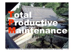 TPM – Mantenimiento Productivo Total – Propiedad intelectual de Lourival A. Tavares - l.tavares@mandic.com.br - Cel: (55)(21