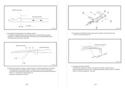 Agulha esquerda 
Esquerda/direita 
2. A posição frontal/posterior do refilador inferior
   (1) Quando a agulha fique no ponto