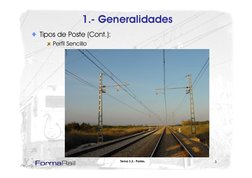 1.- Generalidades
Tipos de Poste (Cont.):
Perfil Sencillo
Tema 3.2.- Postes.
3

