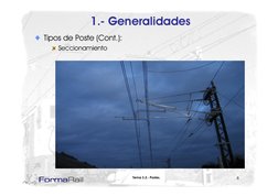 1.- Generalidades
Tipos de Poste (Cont.):
Seccionamiento
Tema 3.2.- Postes.
8
