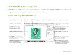 Guía de inicio rápido [ 1 ]
CorelDRAW Graphics Suite 2021 
CorelDRAW® Graphics Suite 2021 ofrece aplicaciones completamente i