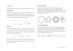 Guía de inicio rápido [ 5 ]
Formas
CorelDRAW ofrece una amplia gama de herramientas para dibujar formas.
Rectángulos
Si reali
