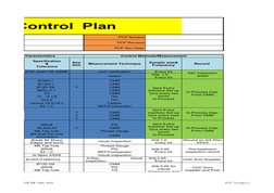 Process Control Plan Template | PDF | Machining | Numerical Control