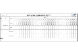 QA/R/31
LUX LEVEL DAILY CHECK SHEET
Area
Desc
Month : 
1
2
3
4
5
6
7
8
9
10
11
12
13
14
15
16
17
18
19
20
21
22
23
24
25
26
2