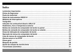 3
Índice
Lembretes importantes . . . . . . . . . . . . . . . . . . . . . . . . . . . . . . . . . . . . . . . . . . . . . . .