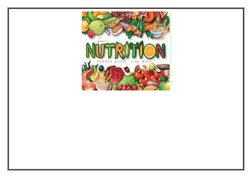 MDP Project: Food & Nutrition Class 7 | PDF | Percentage | Foods