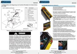 Folha 51 de 60
Folha 10 de 60
1.3 Dispositivos de Segurança do Controle Nivelador de Cesto Aéreo 
AFT-CSA
CUIDADO
Figura 4 -