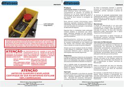 Folha 05 de 60
Folha 56 de 60
Manutenção
As fotos e ilustrações orientam o operador 
através de procedimentos corretos de 
ve