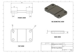 Belt Roller Support Assembly Drawing | PDF