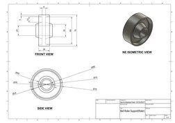 Belt Roller Support Assembly Drawing | PDF