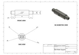 Belt Roller Support Assembly Drawing | PDF