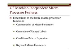4.2 Machine-Independent Macro Processor Features | PDF | Macro ...