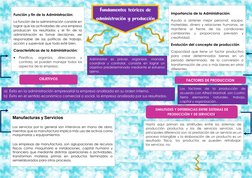 Fundamentos teóricosde administracióny producción
 
Función y fin de la Ad