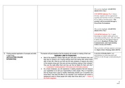 This activity highlight  LEARNING 
OBJECTIVE NO.2
COT-RPMS Indicator No. 3- Select, 
develop, organize and use appropriate 
t